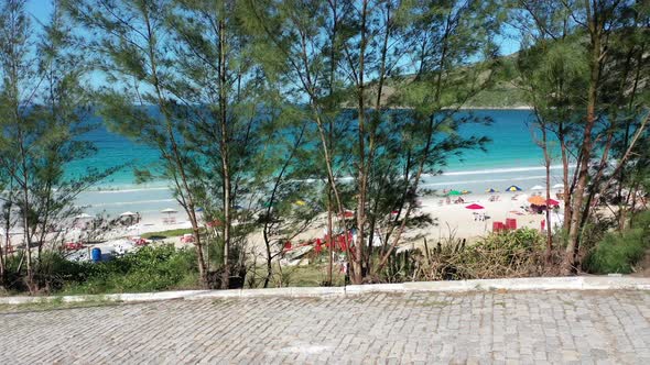 Peaceful landscape of coast city of Lakes Region of Rio de Janeiro Brazil. alt