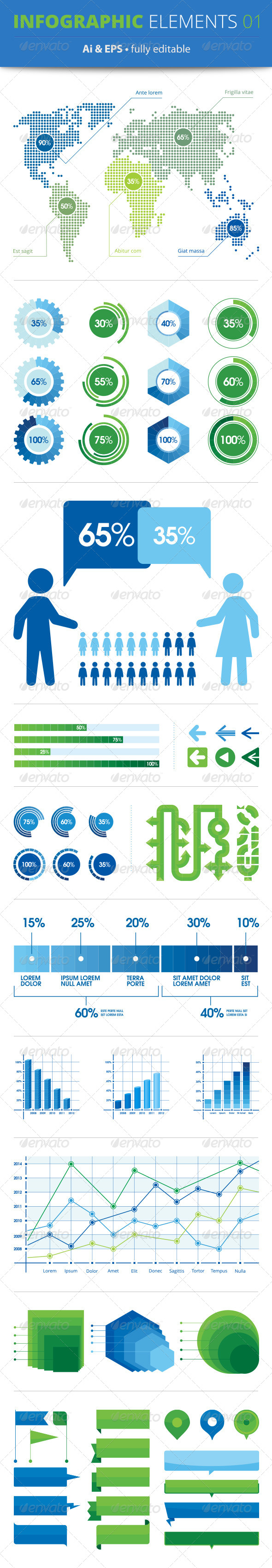 Infographic Elements 01 - Infographics