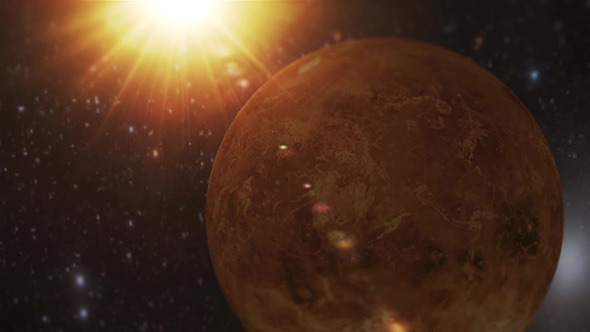 Planet Mars Animation