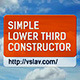 Simple Lower Third Constructor - VideoHive Item for Sale