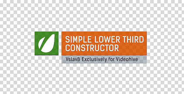 Simple Lower Third - VideoHive 5235903