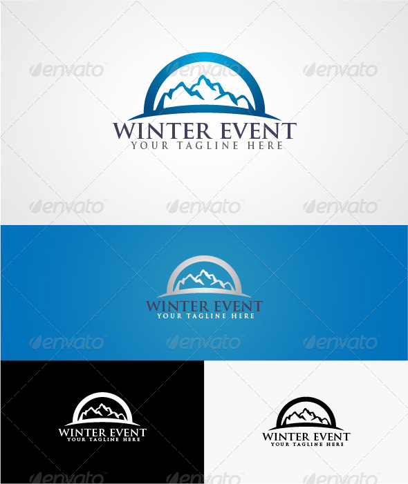 Mountain Logo - Nature Logo Templates