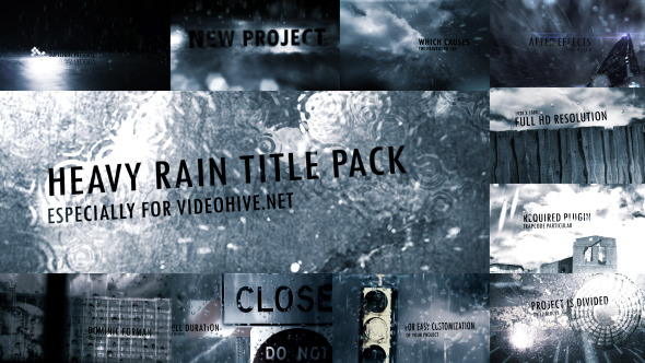 Heavy Rain Pack - VideoHive 5211828