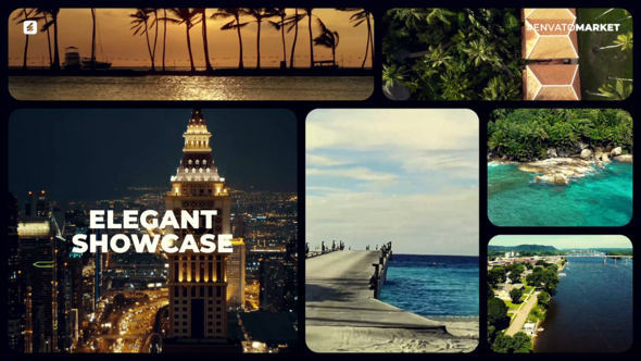 Collage Slideshow | Multiscreen Opener Openers template preview