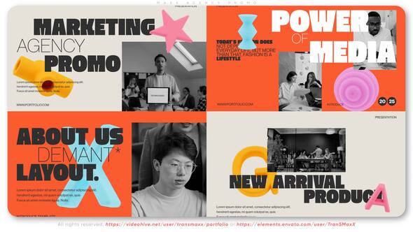 Mark Agency Promo Openers template preview