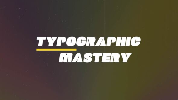 Minimal Text Animation Titles template preview