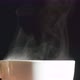 White Mug With Boiling Water - VideoHive Item for Sale