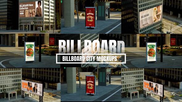 Billboard City Mockup Product Promo template preview