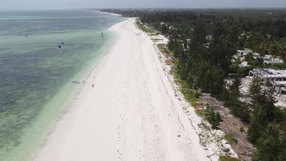 Beautiful Beach Near the Coast of Zanzibar Island Tanzania alt
