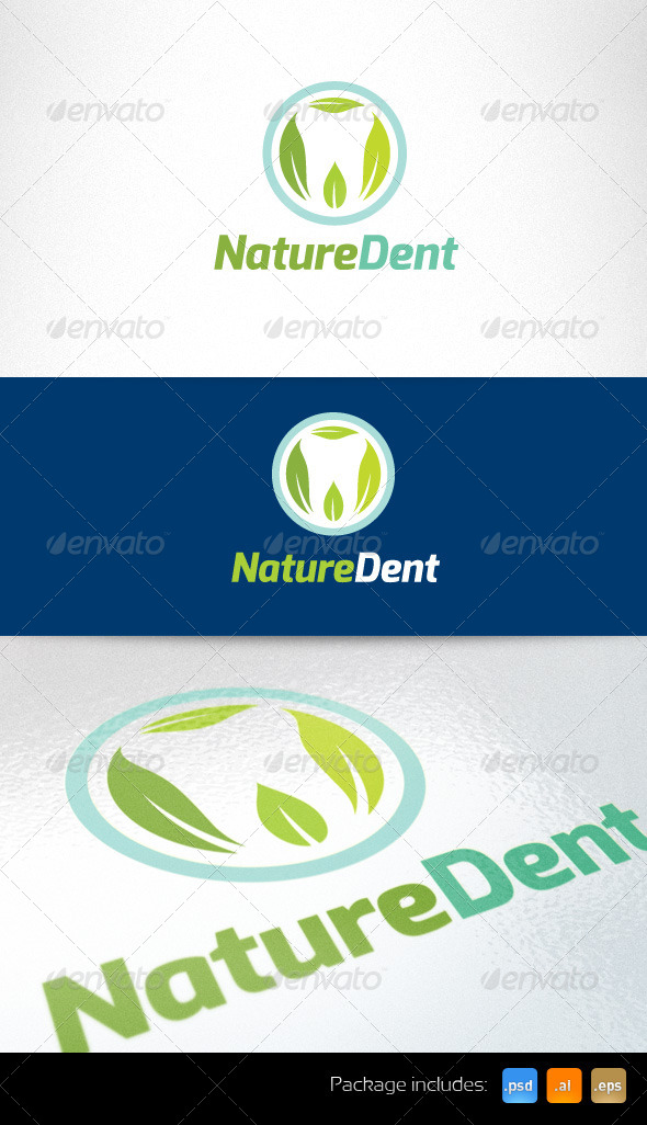 Nature Dent Care Logo Template - Humans Logo Templates