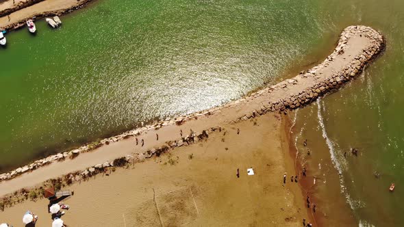 Mediterranean beaches and the Dead Sea cape alt