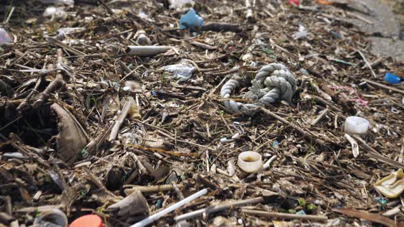 The Dirty Ground of the Koijigahama Beach in Tahara Japan alt