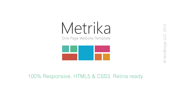 Metrika Responsive - ThemeForest 5245350