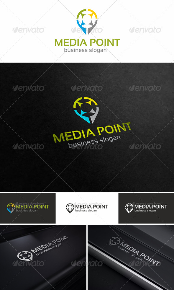 Media Point Logo Template - Objects Logo Templates