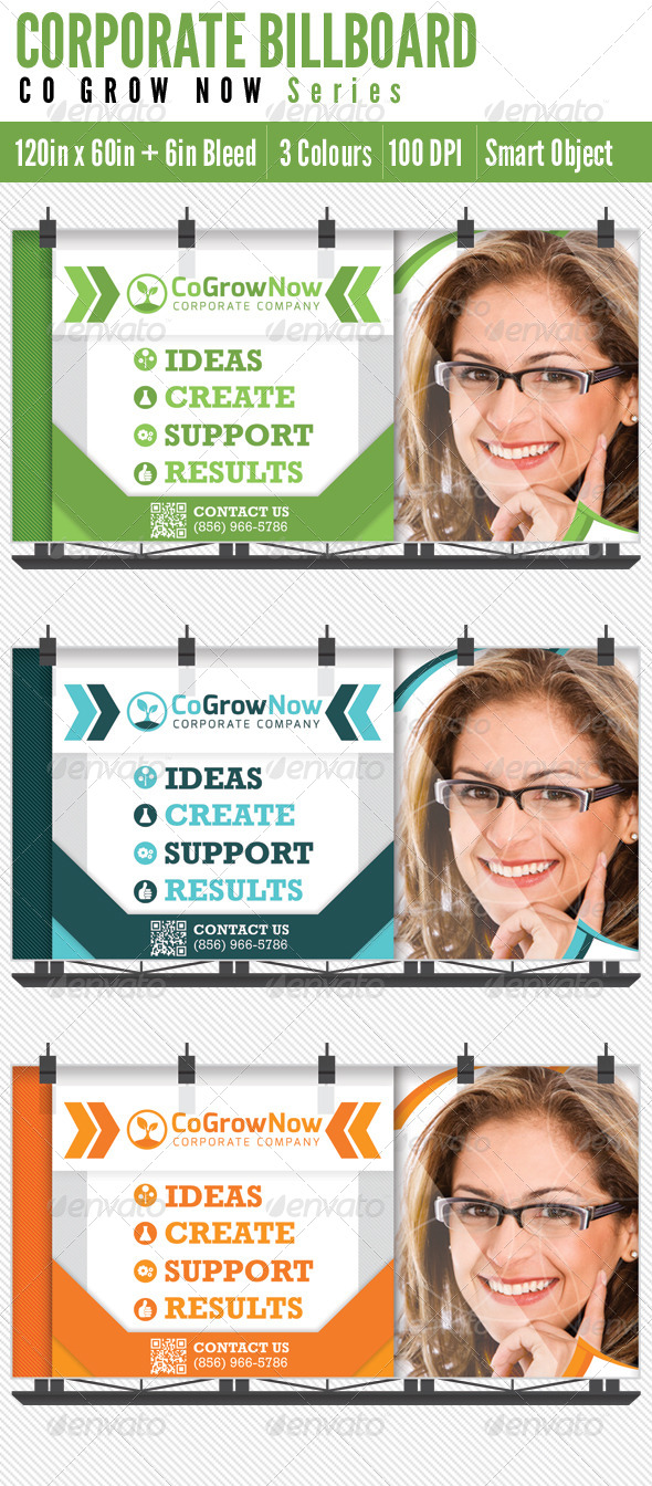 Billboard Corporate - Signage Print Templates