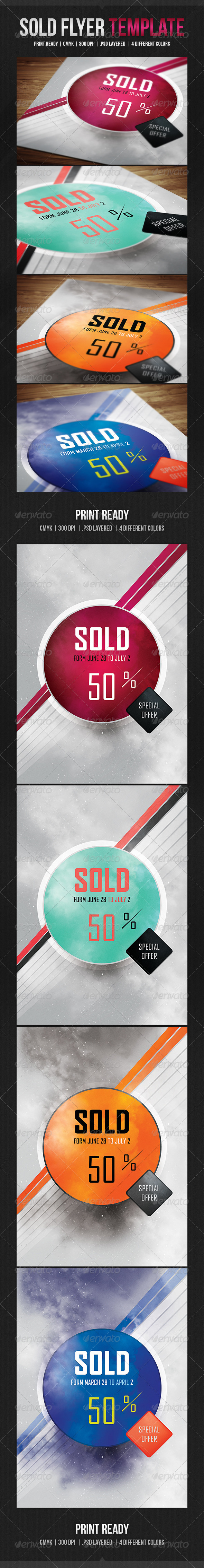 Sold Flyer Template - Commerce Flyers