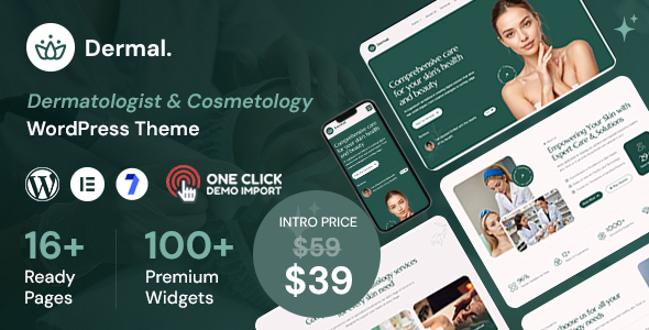 Dermal – Dermatologist & Cosmetology Clinic WordPress Theme