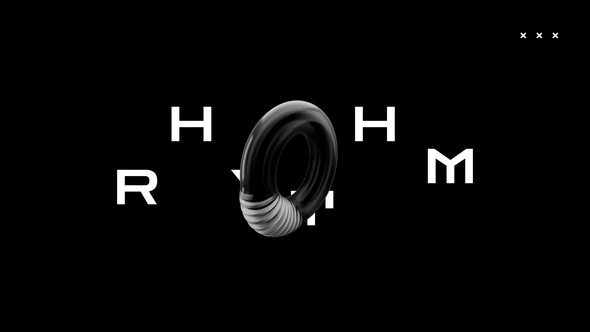 Glitch 3D Titles Titles template preview