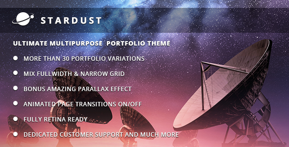 Stardust - Multi-Purpose - ThemeForest 5254356