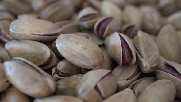 Rotation Nuts Pistachios Background alt