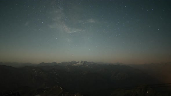 Pyrenees timelapse france night mountains stars observatory alt