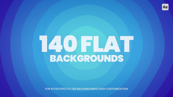 Flat Backgrounds Elements template preview