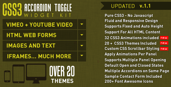 CSS3 Accordion and - CodeCanyon 4943428