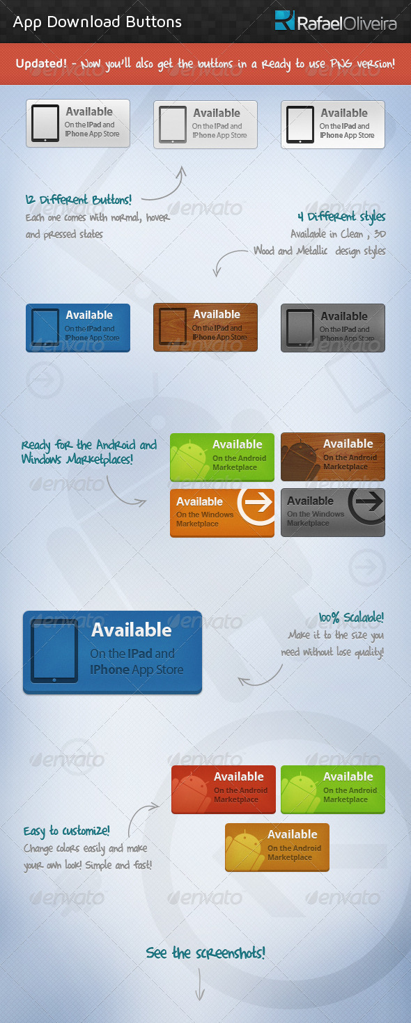 App Download Buttons