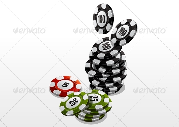 Poker Chips by getlost  GraphicRiver