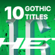 Gothic Titles - VideoHive Item for Sale