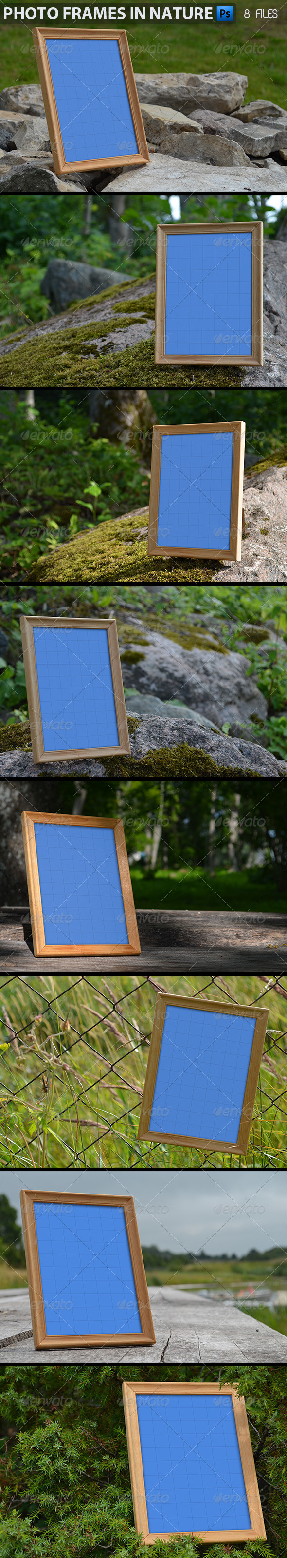 Photo Frames in Nature - Nature Photo Templates
