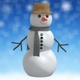 Cartoon Snow Man Idle - VideoHive Item for Sale