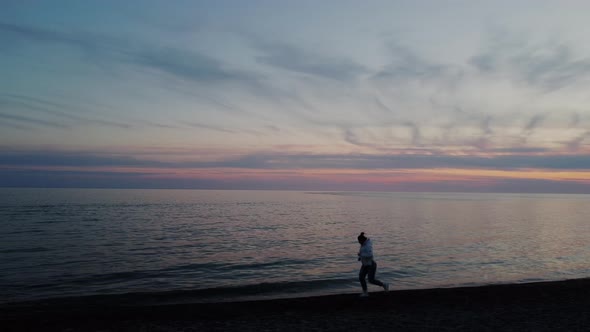 Sunset Seascape Landscape in Evening alt