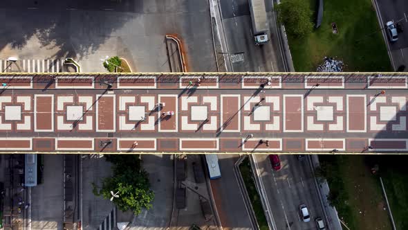 Cityscape of Sao Paulo Brazil. Landmark of downtown city. alt