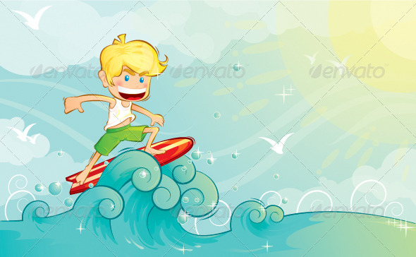 Surf boy - Seasons/Holidays Conceptual