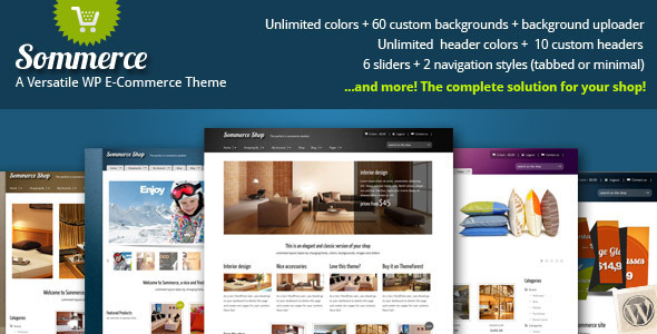 Sommerce Shop - A Versatile E-commerce Theme - WooCommerce eCommerce