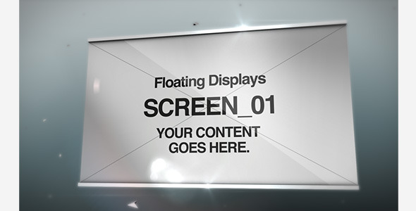 Floating Displays - VideoHive 542012