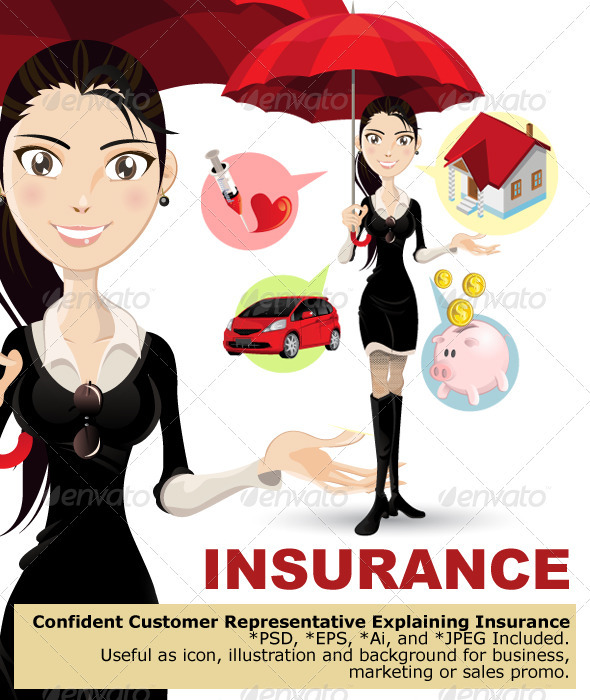 Confident Customer Service Representative Explaini - Characters Vectors