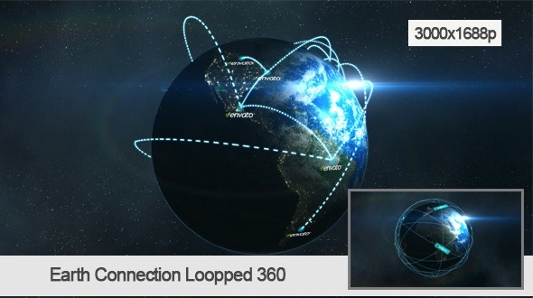Earth Connection Looped - VideoHive 5239505