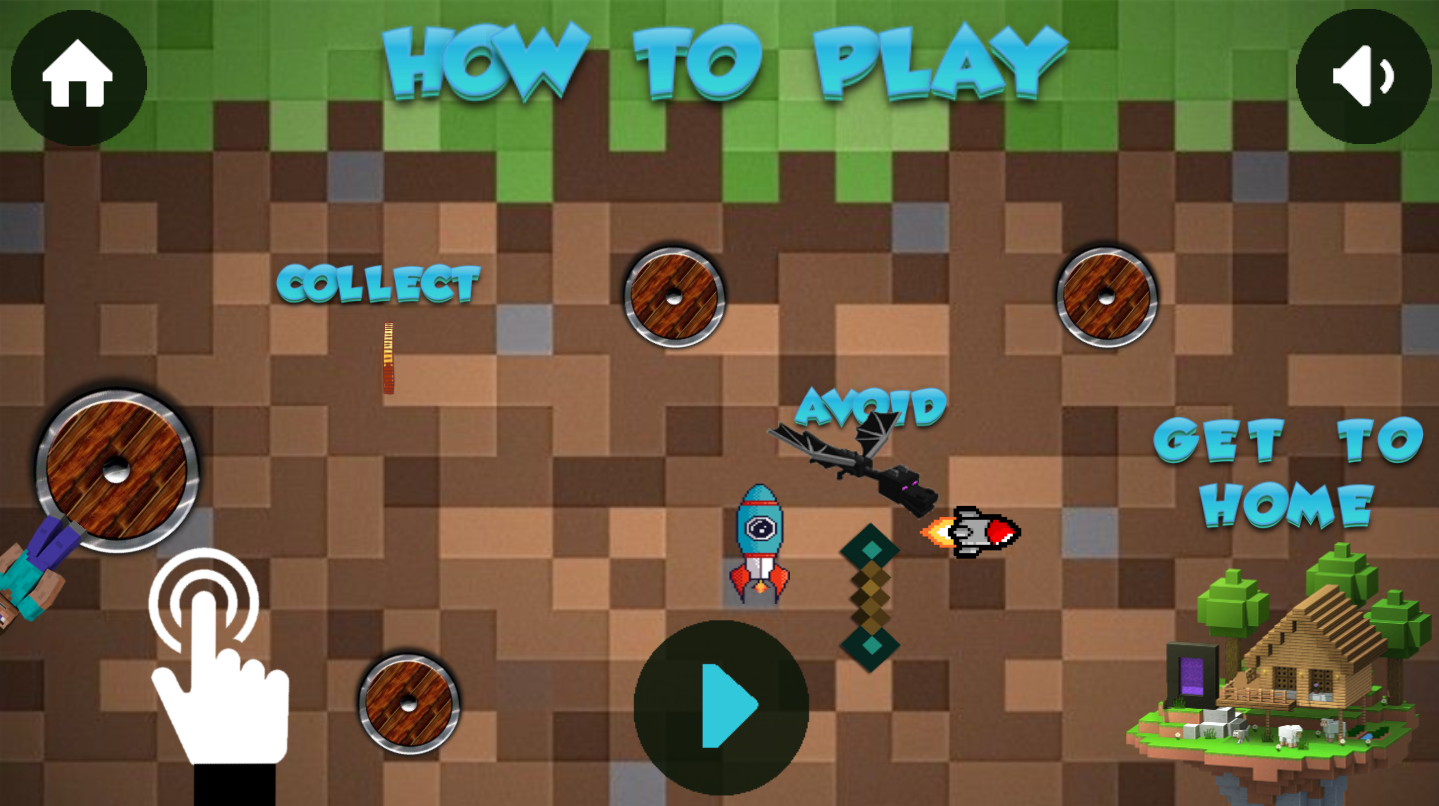 Mineblock Html5 Mineblock Rotate and Fly Adventure - HTML5 Game by Dominicious | CodeCanyon