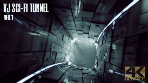 VJ Sci-Fi Tunnel Ver.1