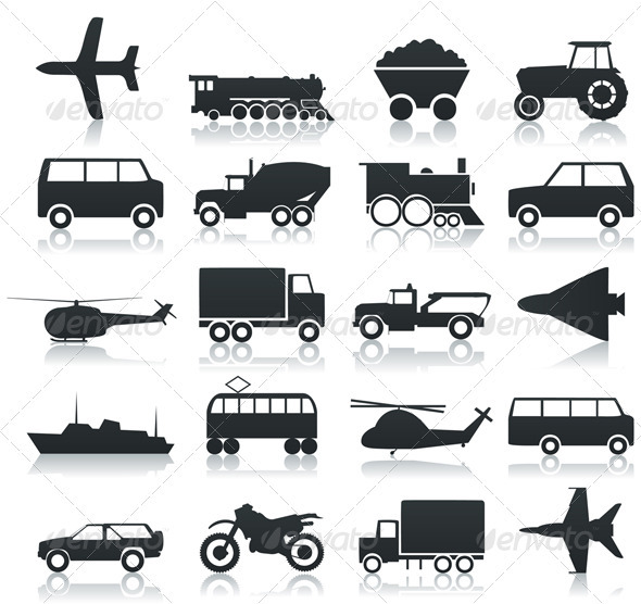 Transport icons