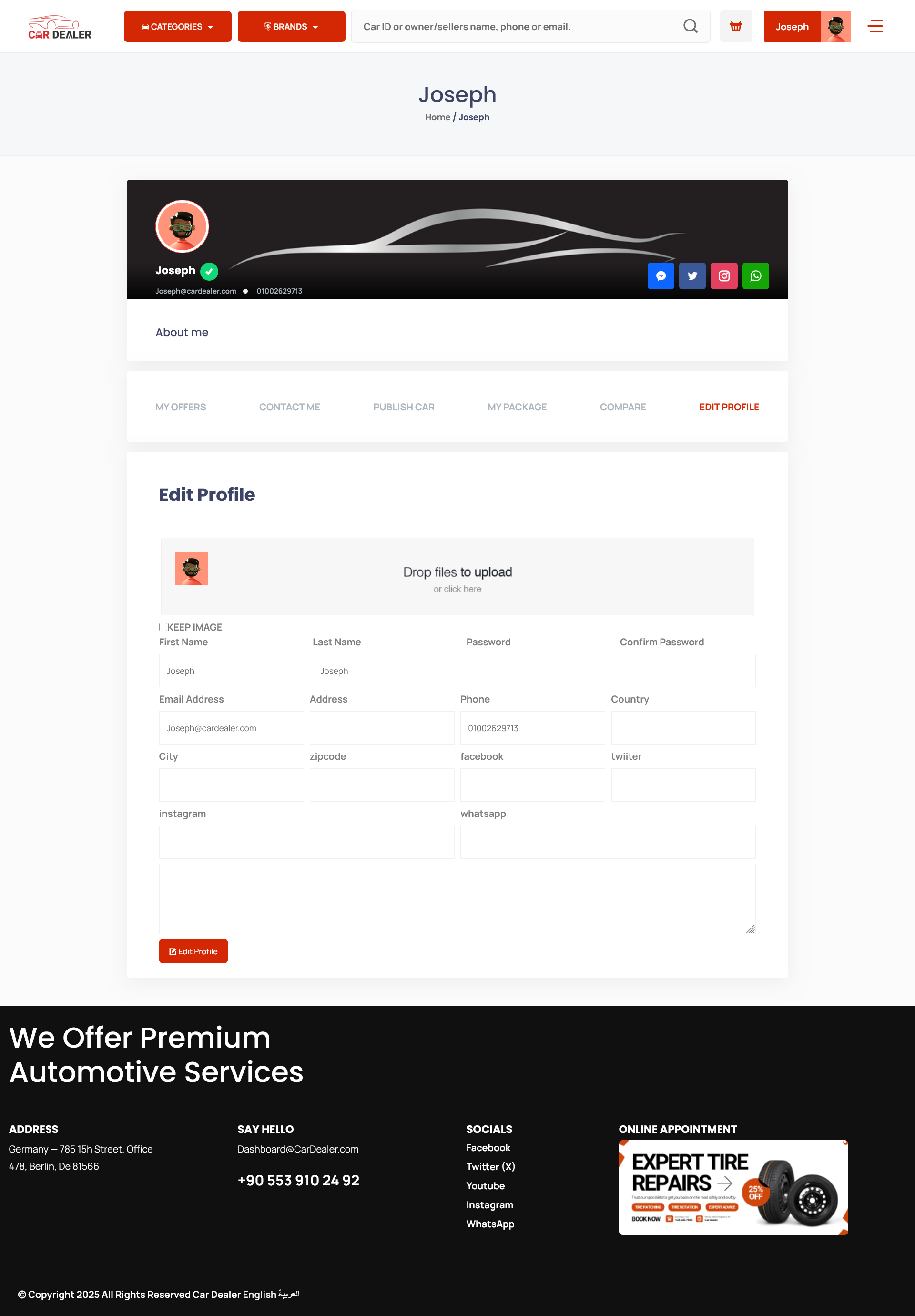 CarDealer – Buy Sell Car Marketplace Script Theme by Meteros | CodeCanyon