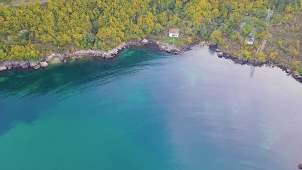 Gideros bay on the black sea, Kastamonu, Cide-Gideros, beautiful sea bay in autumn alt