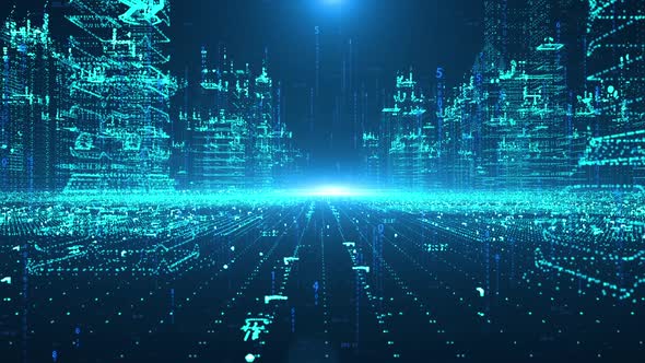 Background Of Street Shuttling In Science And Technology Digital Smart City alt