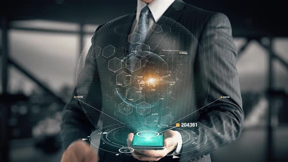 Decentralized Exchange with Business Transformation Hologram Concept alt