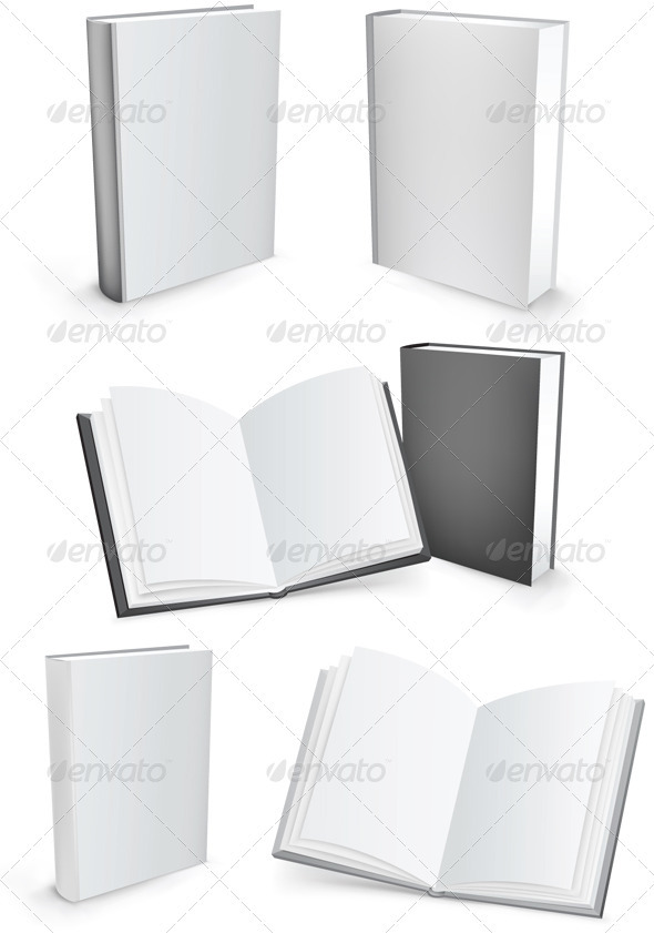 Vector books - Objects Vectors