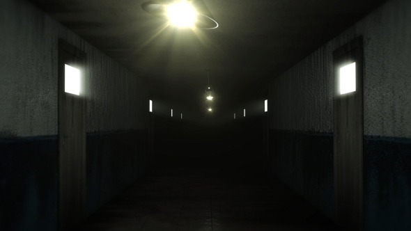 Dark and Creepy Horror Corridor 2  (Pack of 9)