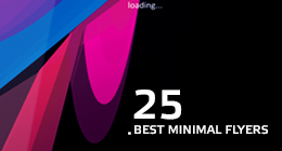 25 Best Minimal Flyers