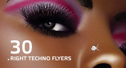 30 Right Techno Flyers
